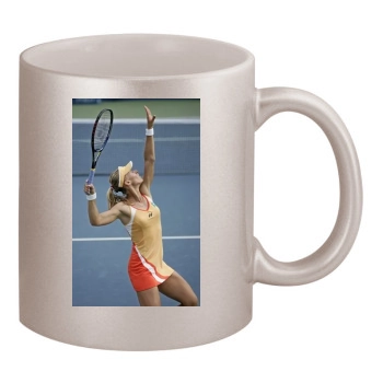 Elena Dementieva 11oz Metallic Silver Mug