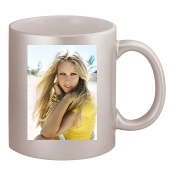 Elena Dementieva 11oz Metallic Silver Mug