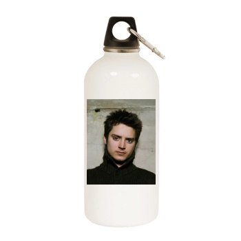 Elijah Wood White Water Bottle With Carabiner