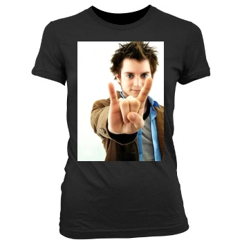 Elijah Wood Women's Junior Cut Crewneck T-Shirt