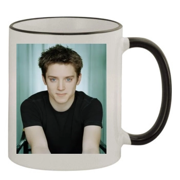 Elijah Wood 11oz Colored Rim & Handle Mug