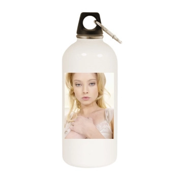 Elisabeth Harnois White Water Bottle With Carabiner