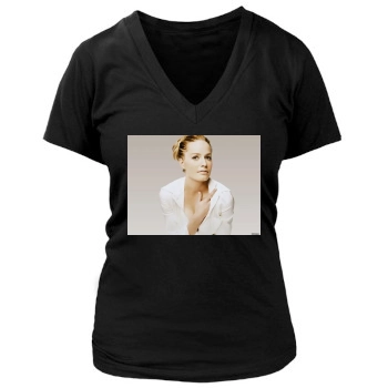 Elisabeth Shue Women's Deep V-Neck TShirt