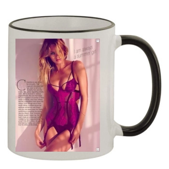 Candice Swanepoel 11oz Colored Rim & Handle Mug