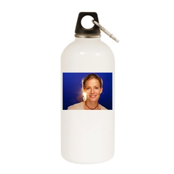 Elisabeth Shue White Water Bottle With Carabiner