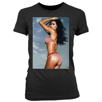 Elisabetta Gregoraci Women's Junior Cut Crewneck T-Shirt