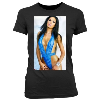 Elisabetta Gregoraci Women's Junior Cut Crewneck T-Shirt