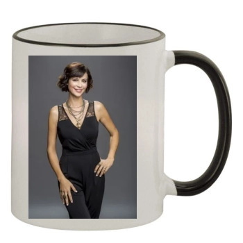 Catherine Bell 11oz Colored Rim & Handle Mug