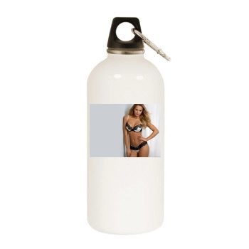 Elisandra Tomacheski White Water Bottle With Carabiner