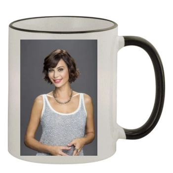 Catherine Bell 11oz Colored Rim & Handle Mug