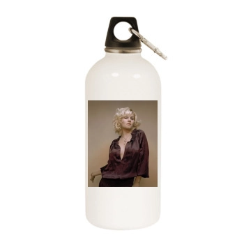 Elisha Cuthbert White Water Bottle With Carabiner