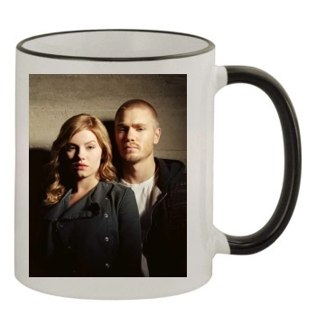 Elisha Cuthbert 11oz Colored Rim & Handle Mug