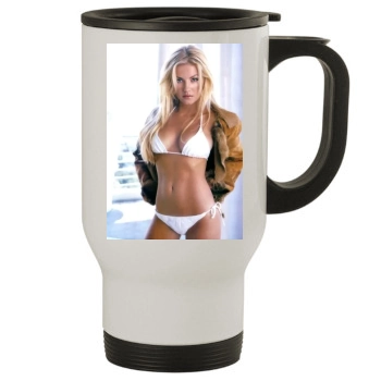 Elisha Cuthbert Stainless Steel Travel Mug