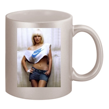 Elisha Cuthbert 11oz Metallic Silver Mug