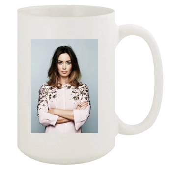 Emily Blunt 15oz White Mug