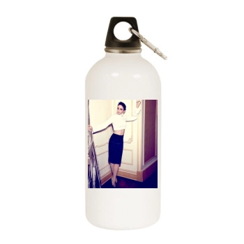 Emily Blunt White Water Bottle With Carabiner