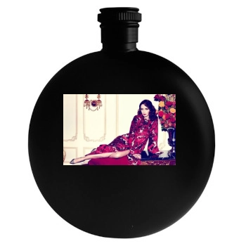 Emily Blunt Round Flask