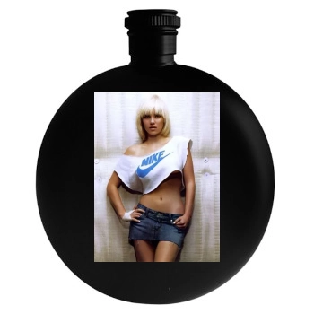 Elisha Cuthbert Round Flask