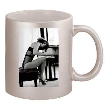 Evangeline Lilly 11oz Metallic Silver Mug