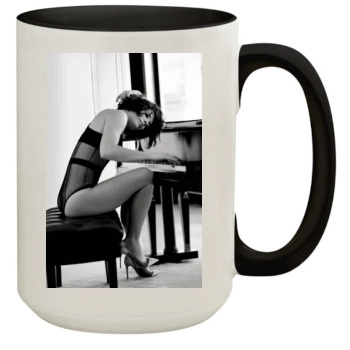 Evangeline Lilly 15oz Colored Inner & Handle Mug