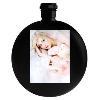 Elisha Cuthbert Round Flask