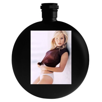 Elisha Cuthbert Round Flask