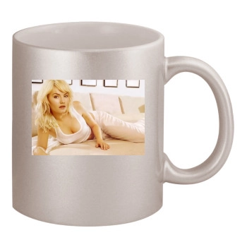 Elisha Cuthbert 11oz Metallic Silver Mug