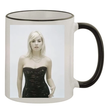 Elisha Cuthbert 11oz Colored Rim & Handle Mug