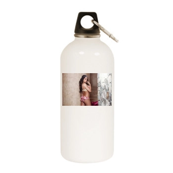 Jaclyn Swedberg White Water Bottle With Carabiner