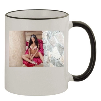 Jaclyn Swedberg 11oz Colored Rim & Handle Mug