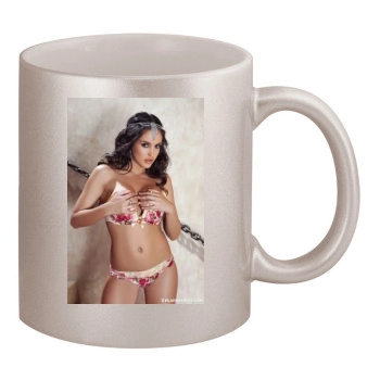 Jaclyn Swedberg 11oz Metallic Silver Mug