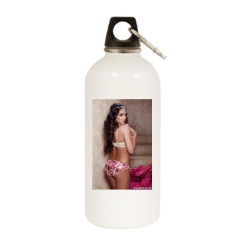 Jaclyn Swedberg White Water Bottle With Carabiner