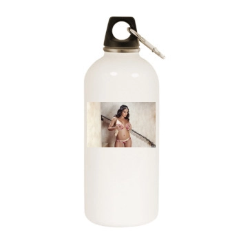 Jaclyn Swedberg White Water Bottle With Carabiner