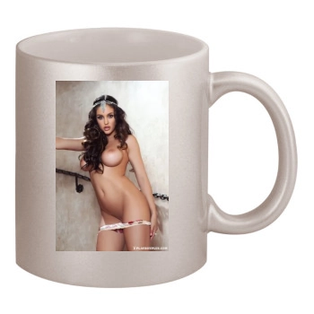 Jaclyn Swedberg 11oz Metallic Silver Mug