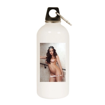 Jaclyn Swedberg White Water Bottle With Carabiner