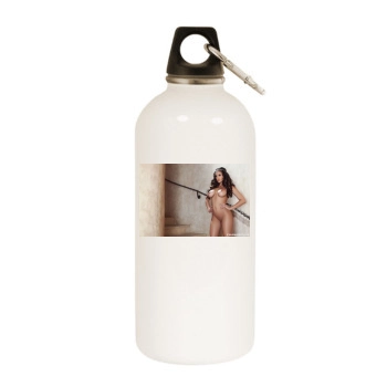 Jaclyn Swedberg White Water Bottle With Carabiner