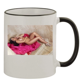 Jaclyn Swedberg 11oz Colored Rim & Handle Mug