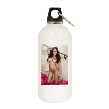 Jaclyn Swedberg White Water Bottle With Carabiner