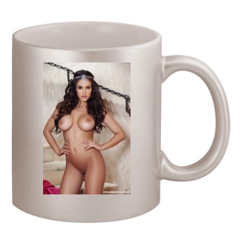 Jaclyn Swedberg 11oz Metallic Silver Mug