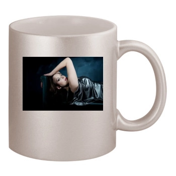 Jasmin Wagner 11oz Metallic Silver Mug