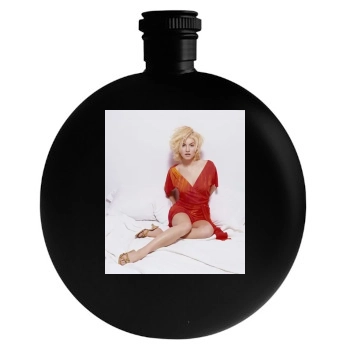 Elisha Cuthbert Round Flask