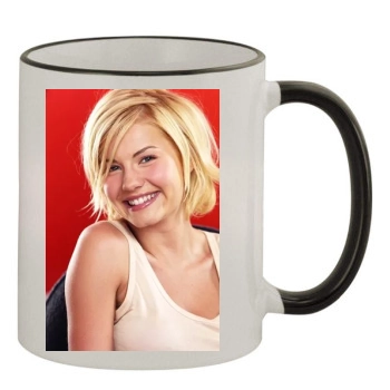 Elisha Cuthbert 11oz Colored Rim & Handle Mug