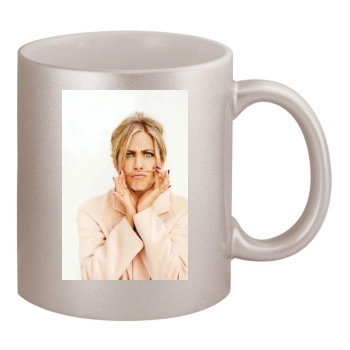 Jennifer Aniston 11oz Metallic Silver Mug