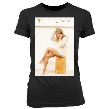 Jennifer Aniston Women's Junior Cut Crewneck T-Shirt