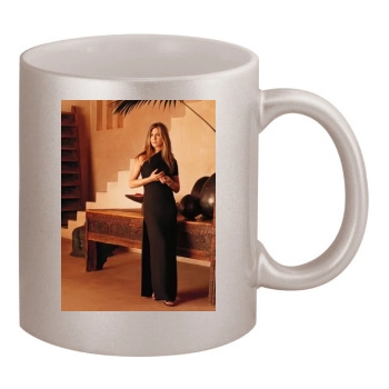 Jennifer Aniston 11oz Metallic Silver Mug