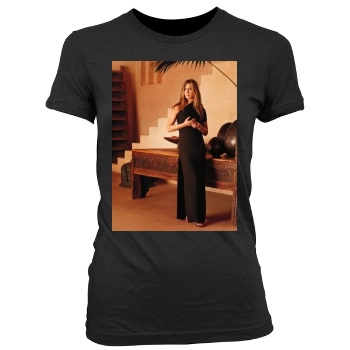 Jennifer Aniston Women's Junior Cut Crewneck T-Shirt