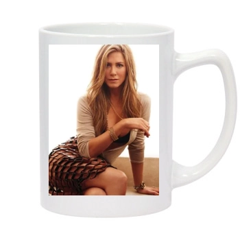 Jennifer Aniston 14oz White Statesman Mug