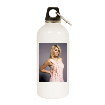 Elisha Cuthbert White Water Bottle With Carabiner