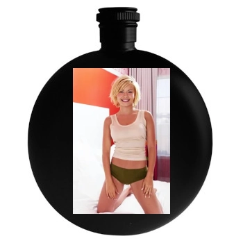 Elisha Cuthbert Round Flask