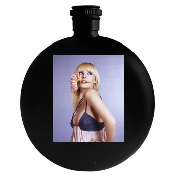 Elisha Cuthbert Round Flask